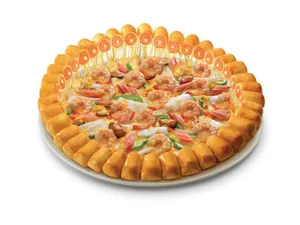 Extra Cheesy Sausage Seafood Deluxe Pizza