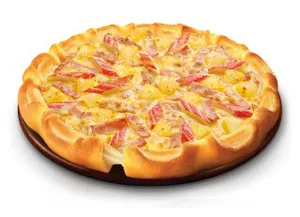 Cheese Crust Ham & Crab Pizza