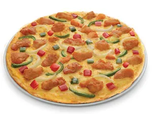 Crispy Thin Crust BBQ Chicken Deluxe Pizza