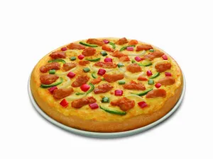 Pan Crust BBQ Chicken Deluxe Pizza